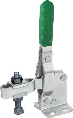Vertical lever toggle clamp with horizontal base