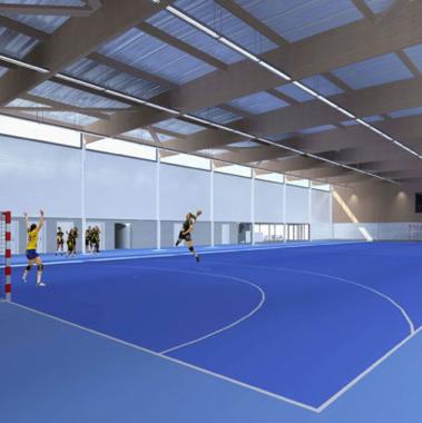 Thermal insulation sports building