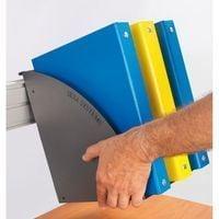 Steel file holder 3 compartments W 240 x D 240 x H 295 mm