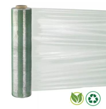 Recycled manual stretch film