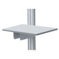 Additional shelf W 500 x D 360 mm fixing on aluminum profile