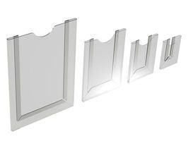 Lot de 5 PRODOC MULTI A6 transparent magnétique Ep 10 mm