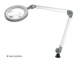 Lampe à loupe Ø 160 mm 3,5 dioptries, 12W 100/240V avec embase à visser, blanc neutre 5000K