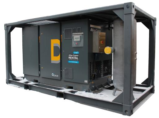 Rental - DXT 85 VSD electric piston compressor - 100% oil-free