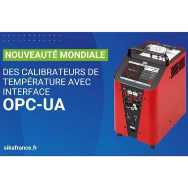 Temperature calibrators with OPC-UA interface