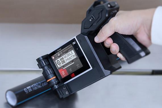 Anser U2 mobileS portable inkjet printer for High-Resolution marking.