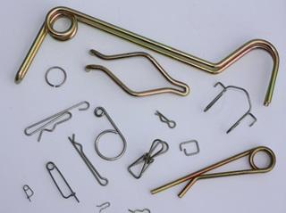 Shaped wire parts