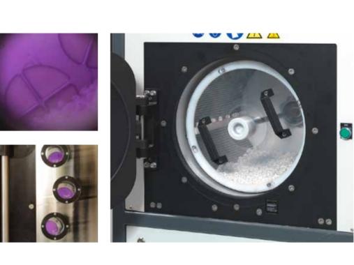 AMG Solution - RotoVAC, traitement de surface plasma sous vide pour pièces en vrac