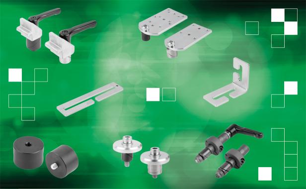 Clamping elements for modular systems