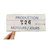 VISIOFLASH COUNTER l 235 x H 115 mm magnetic with 2 digits