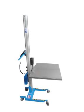 INGENITEC - Trolley with large stainless steel tray