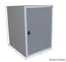 Box with 1 door with lock W 500 x D 578 x H 704 mm for QUALIPOST 3000