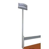 Vertical identification bracket with customizable headband