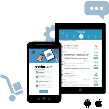 CORIM Touch, stay connected to your CMMS in the field.