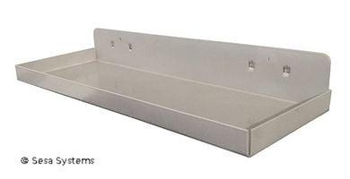 Horizontal shelf for perforated bottom L 350 x W 125 mm