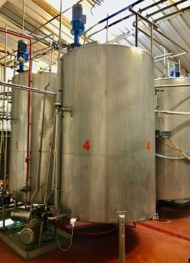 Mixing tank - Stainless steel - 65 HL